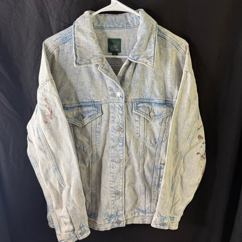 Wild Fable Multicolor Jean Jacket - Picture 10 of 11